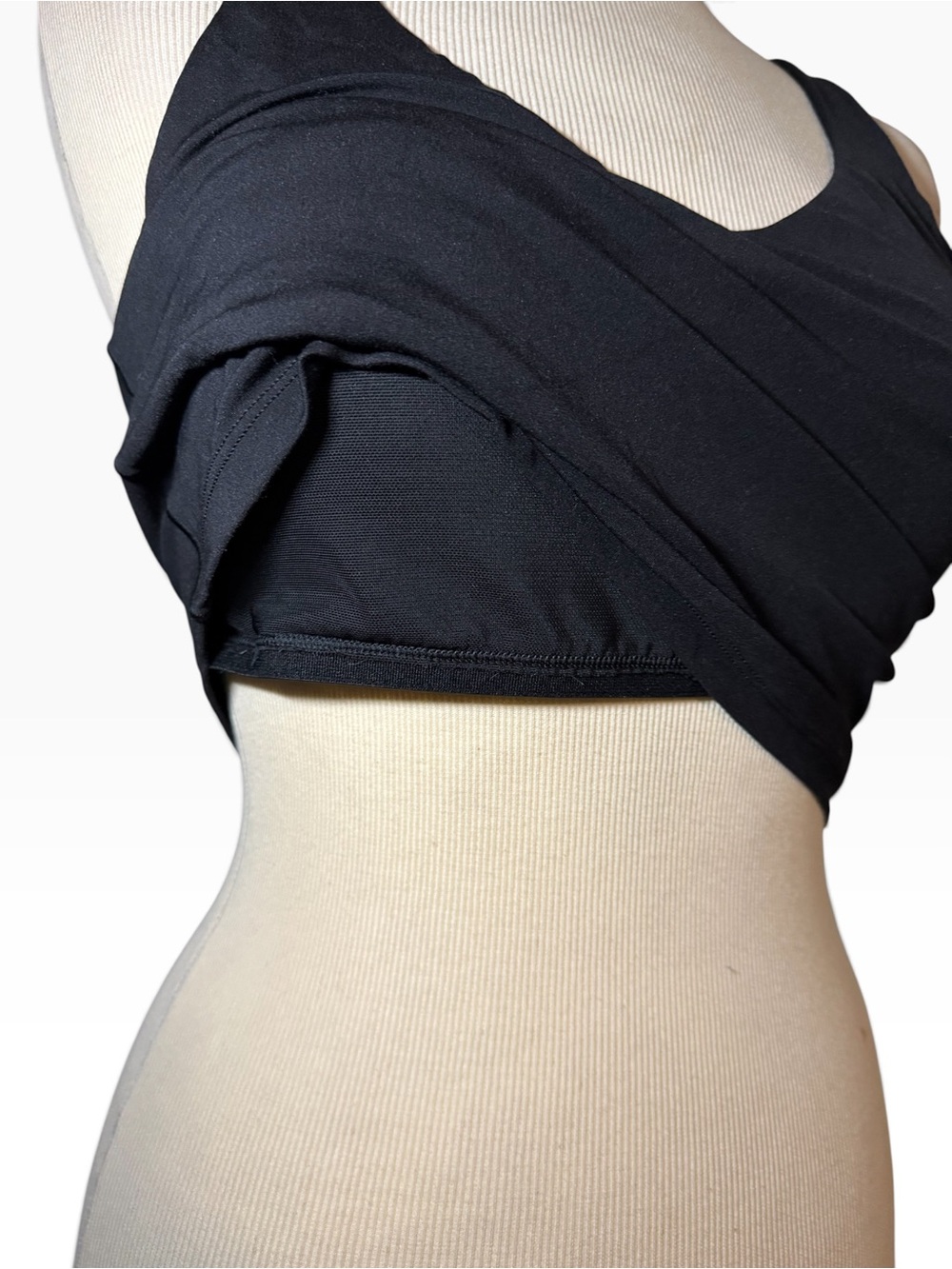 Offline by Aerie Real Me Low Key Longline Sports Bra Black Size L - Picture 3 of 6